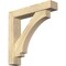 Ekena Millwork Imperial Block Rough Sawn Bracket w/ Offset Brace, Douglas Fir, 6"W x 30"D x 30"H BKT0604X30X30IMP05RDF - alternate 1